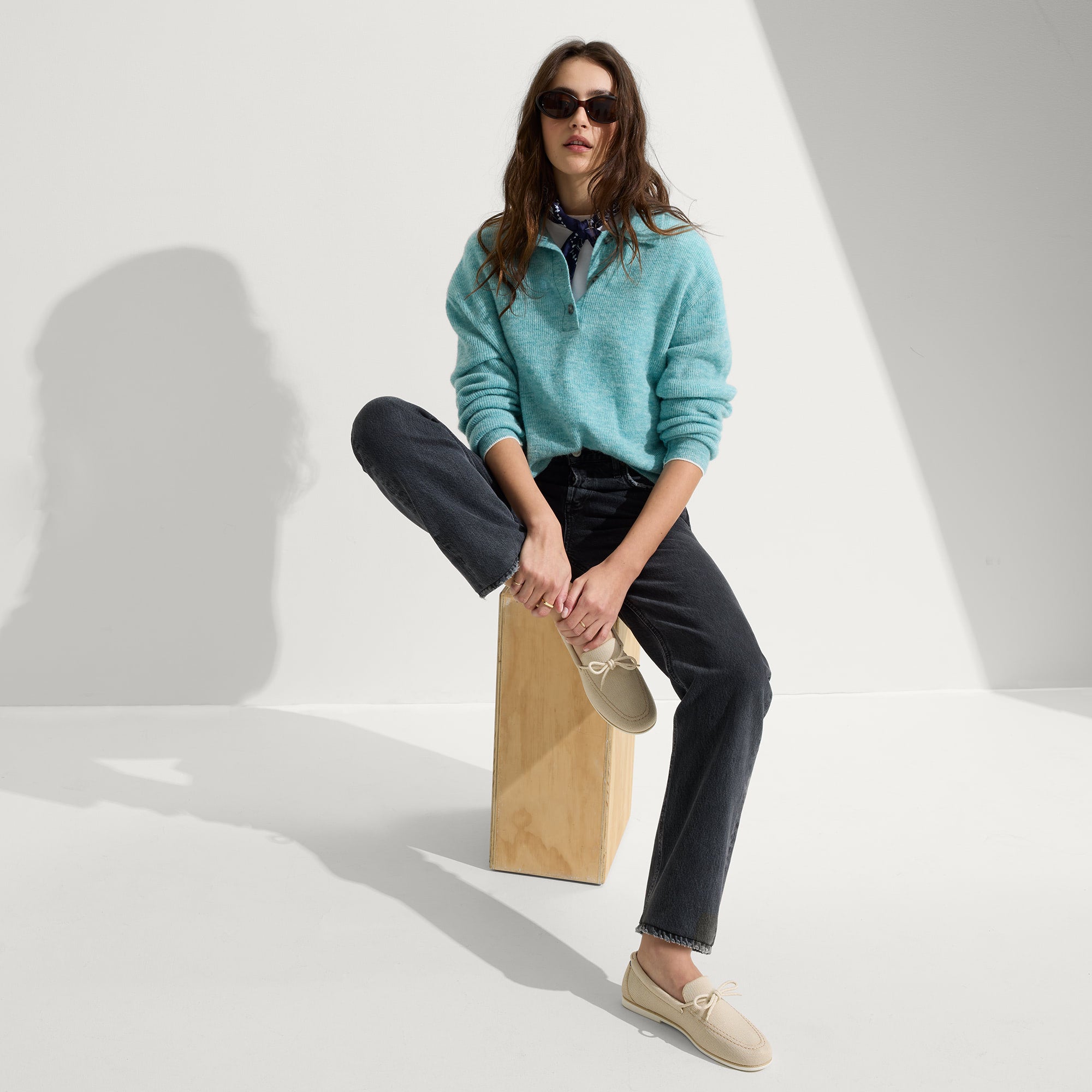 The Boat Shoe - Sea Foam(Sea Foam,5)