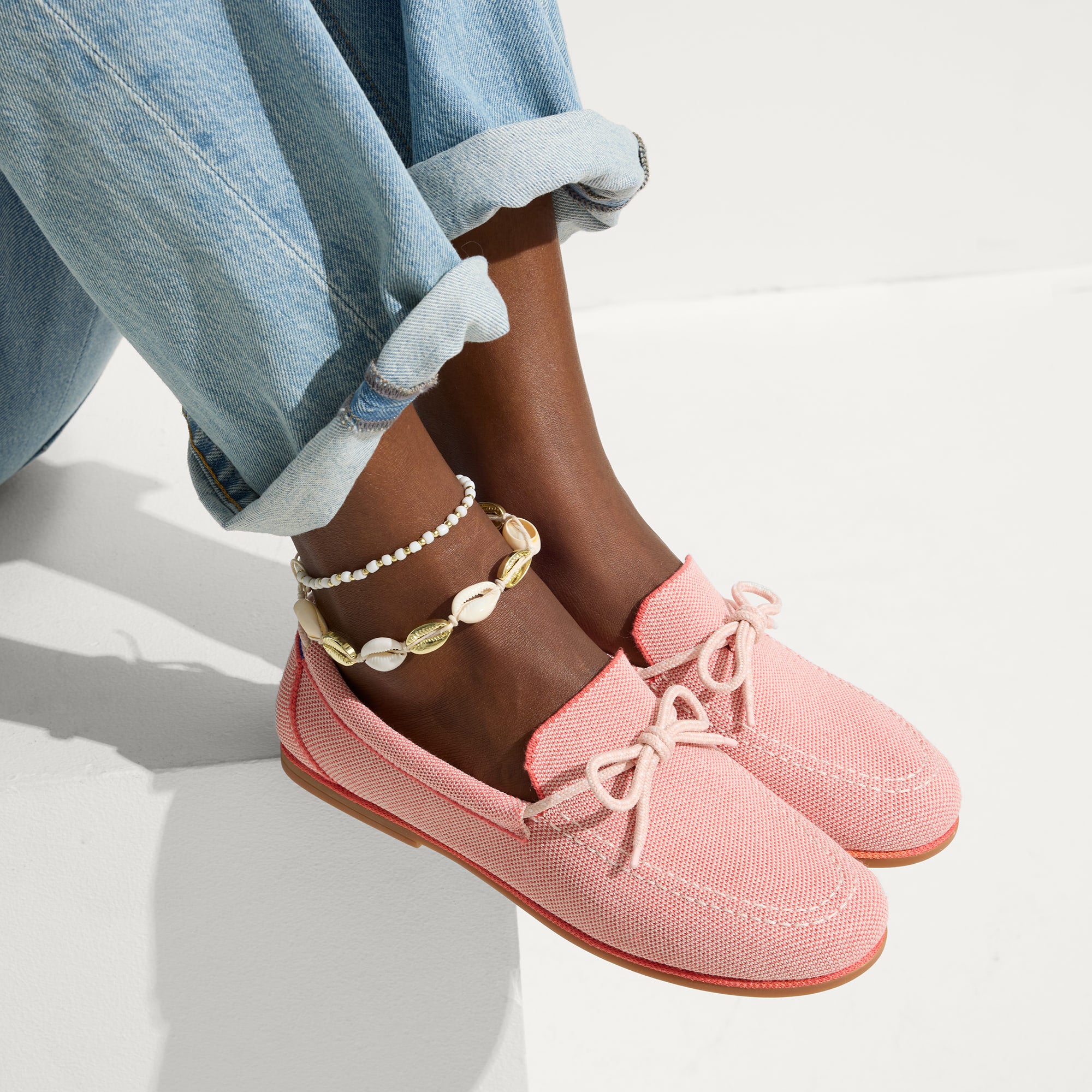 The Boat Shoe - Sunbaked Pink(Sunbaked Pink,5)