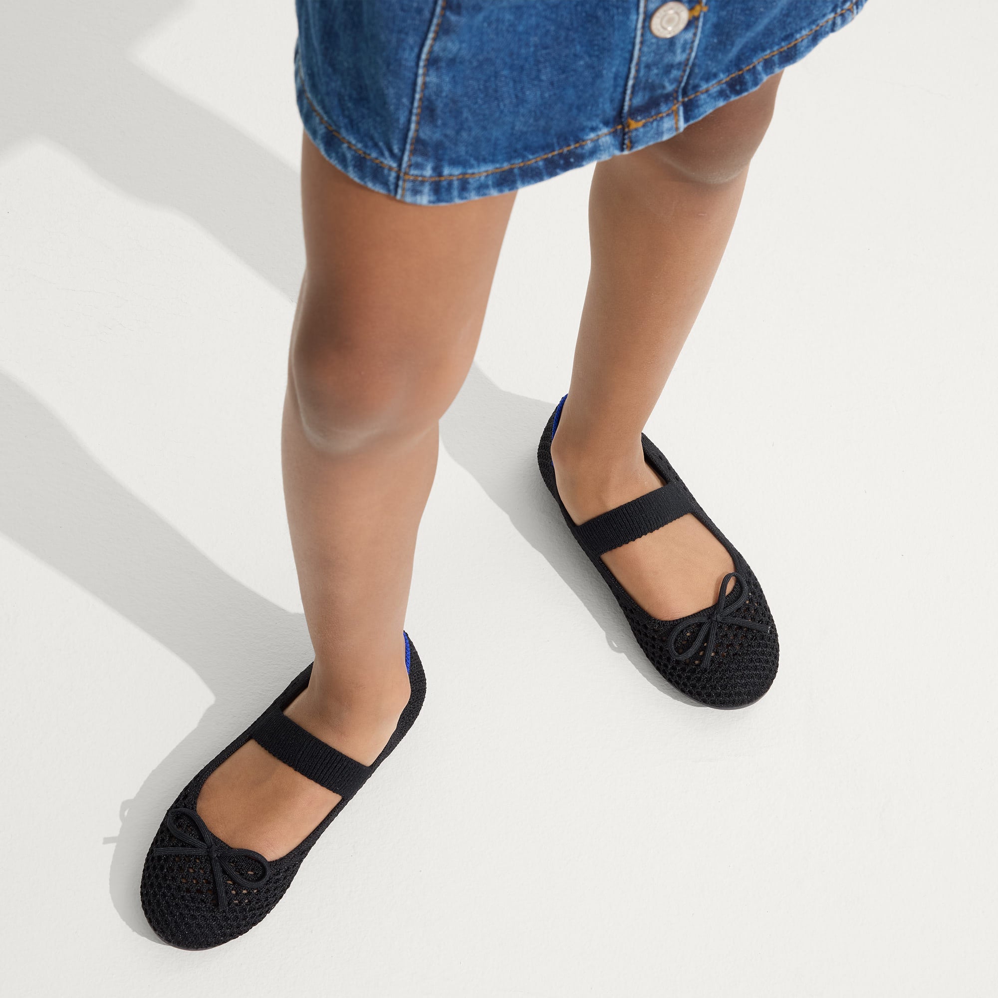 The Kids Bow Mary Jane - Black Mesh(Black Mesh,8)
