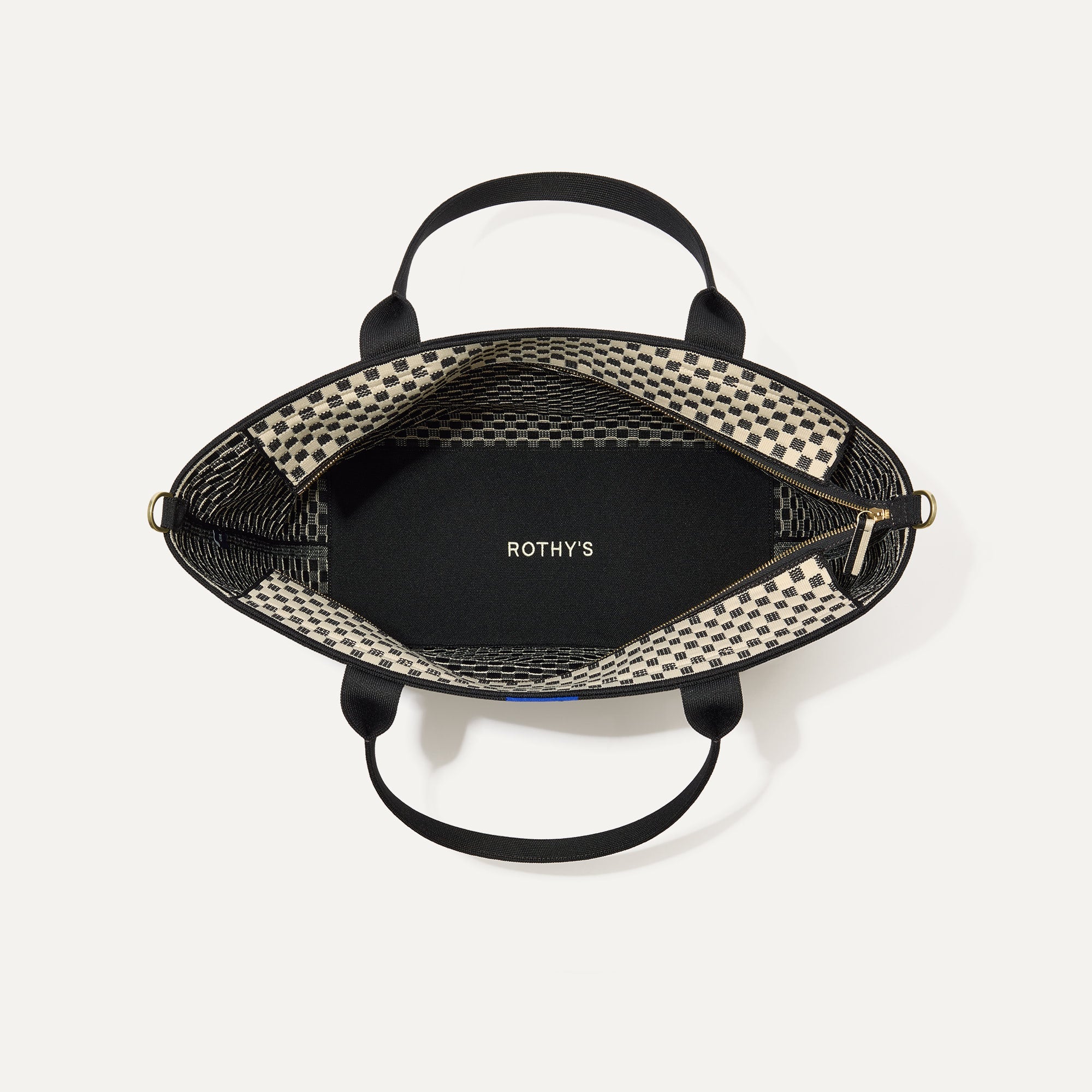 The Zip Travel Tote - Tuxedo Midi Check(Tuxedo Midi Check)