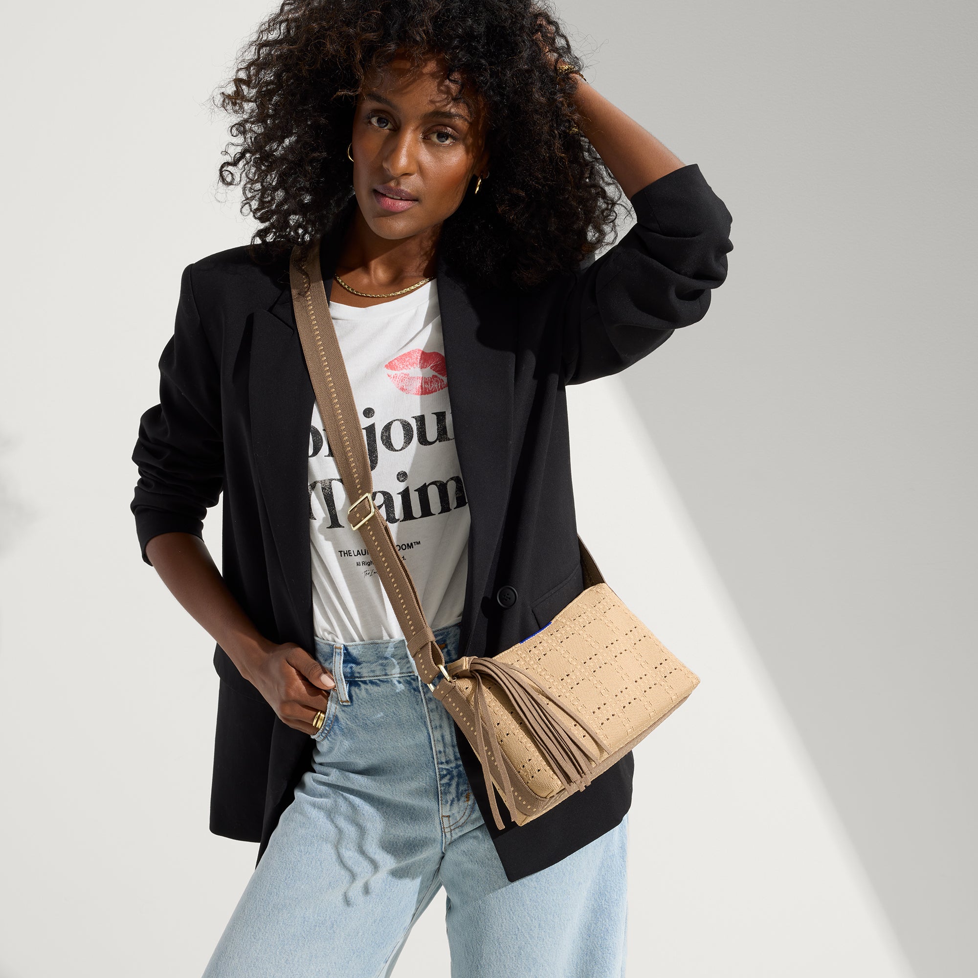 The Casual Crossbody - Brown Perf(Brown Perf)