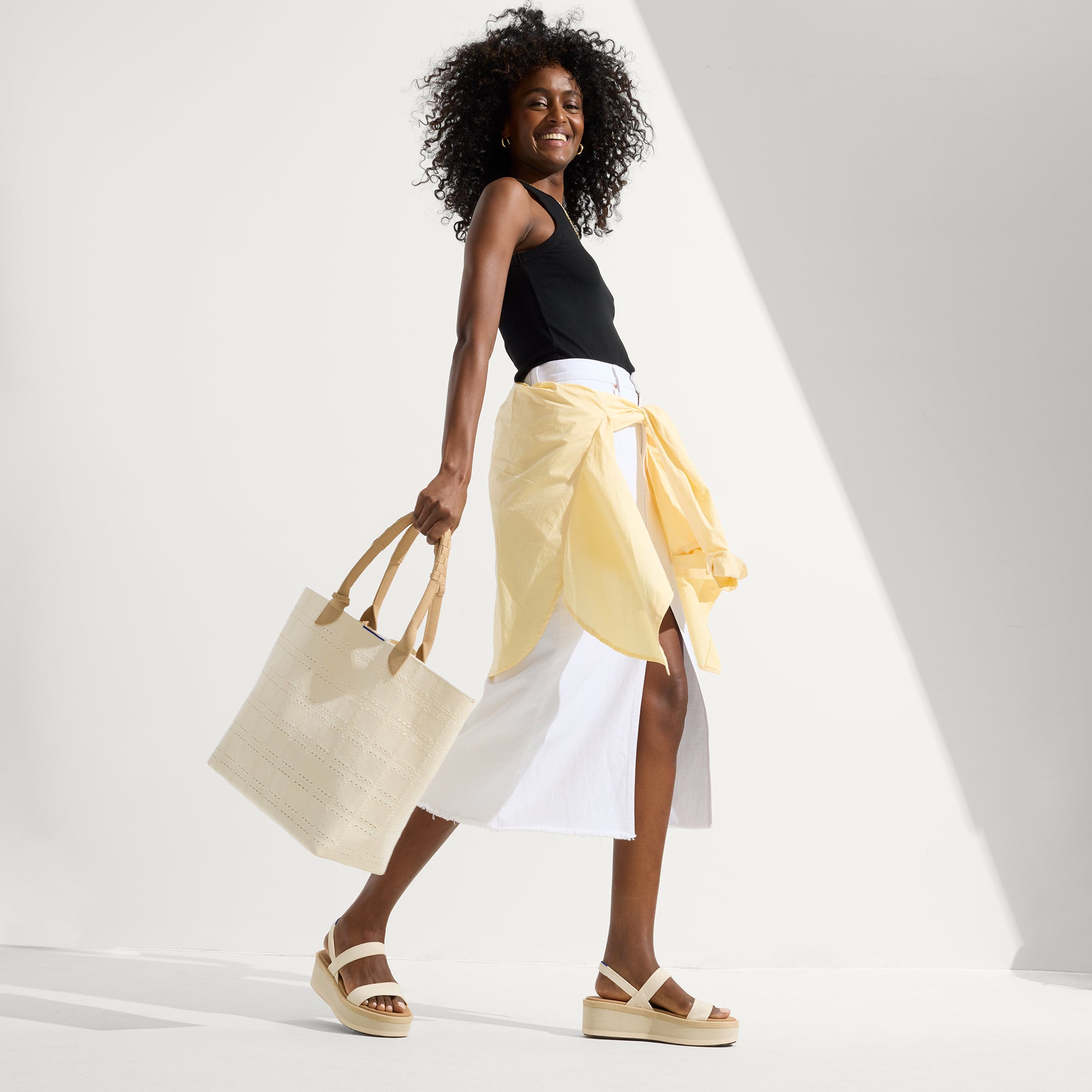 The Lightweight Wedge Sandal - Salt(Salt,5)