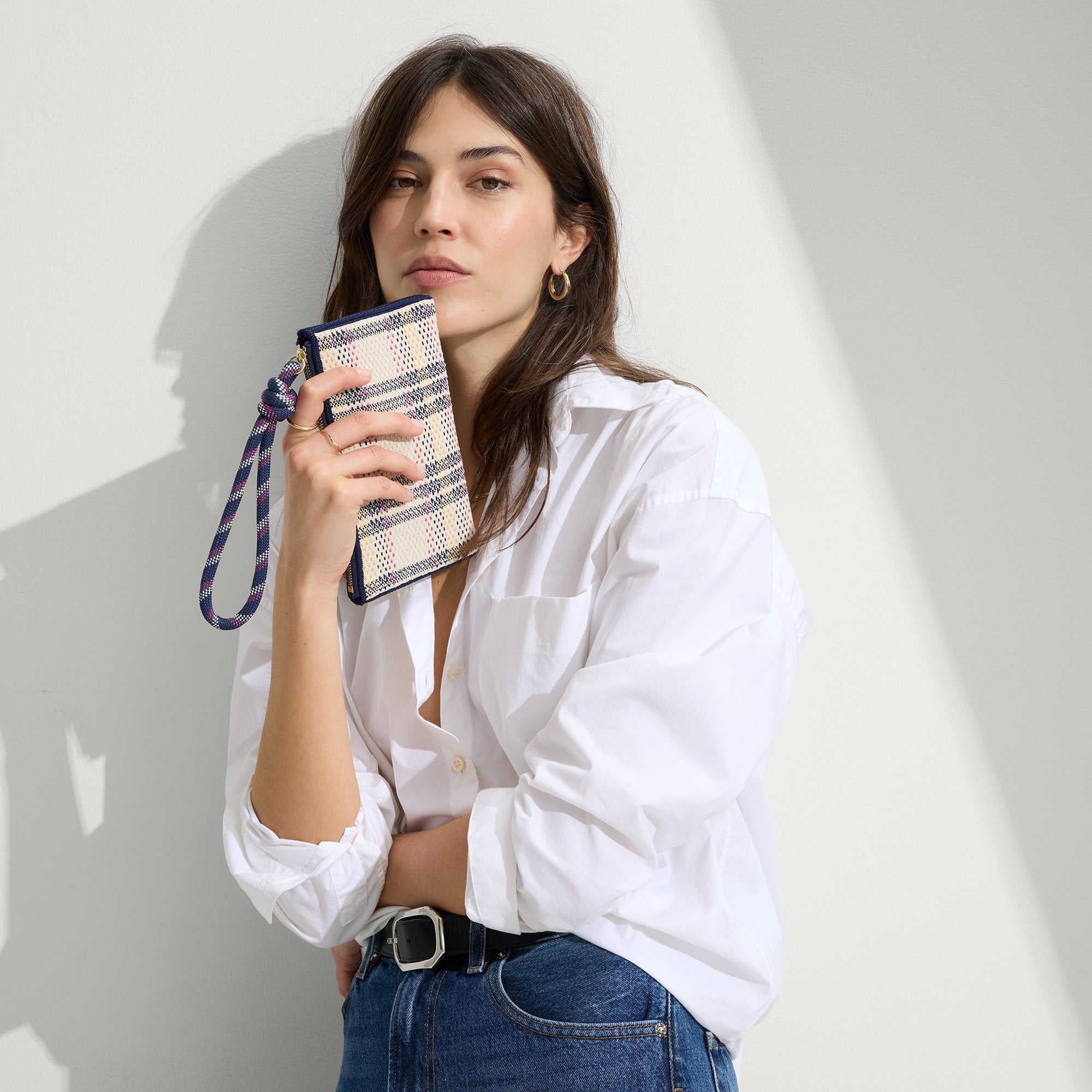 The Wallet Wristlet - Spring Plaid(Spring Plaid)