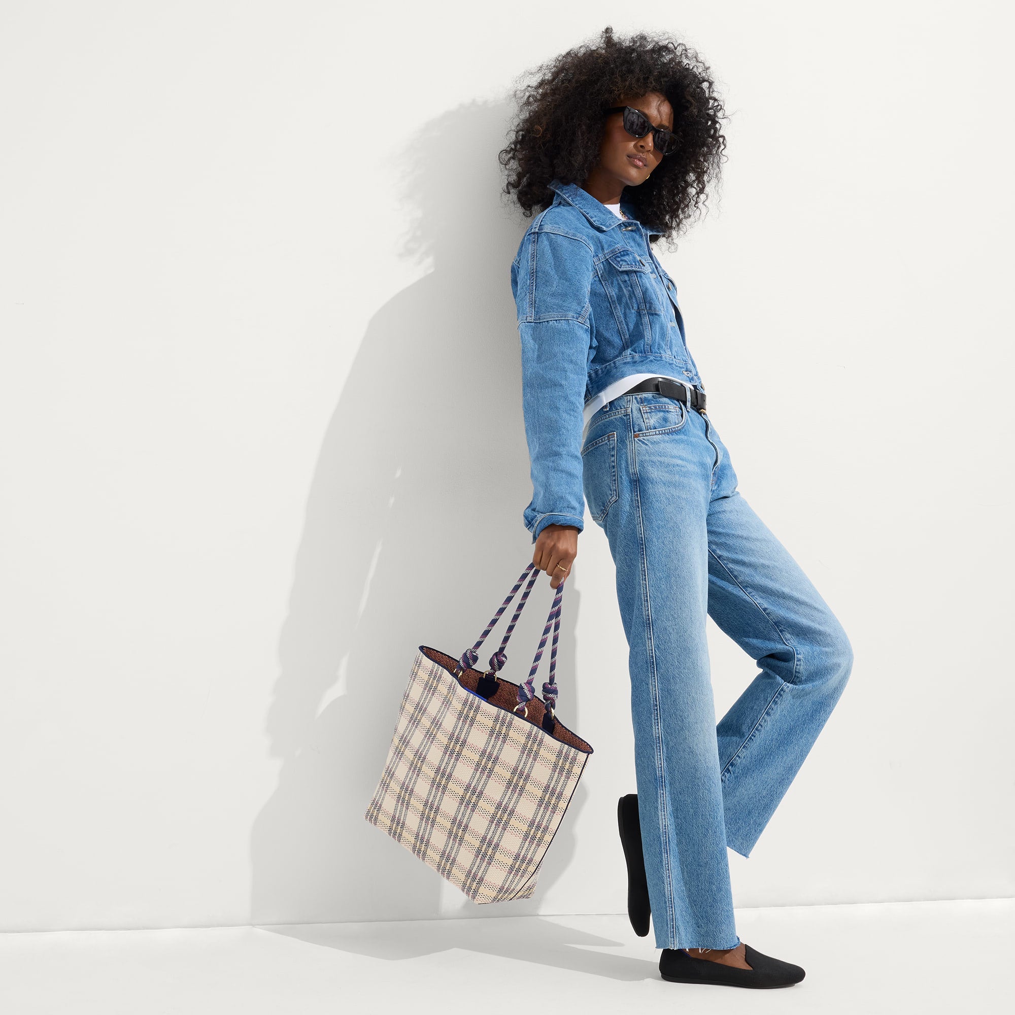 The Lightweight Tote - Spring Plaid(Spring Plaid)