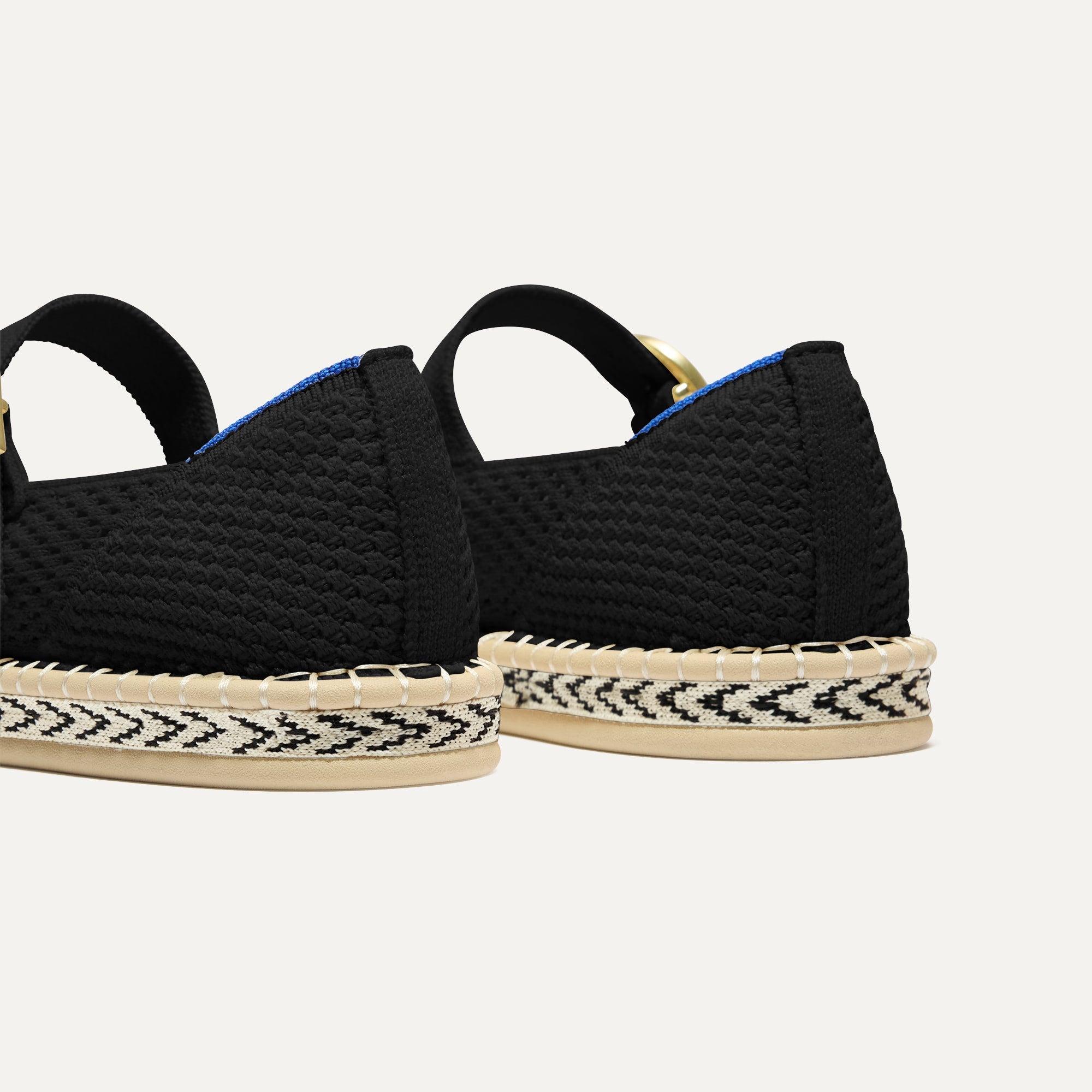 The Espadrille Mary Jane - Black(Black,5)
