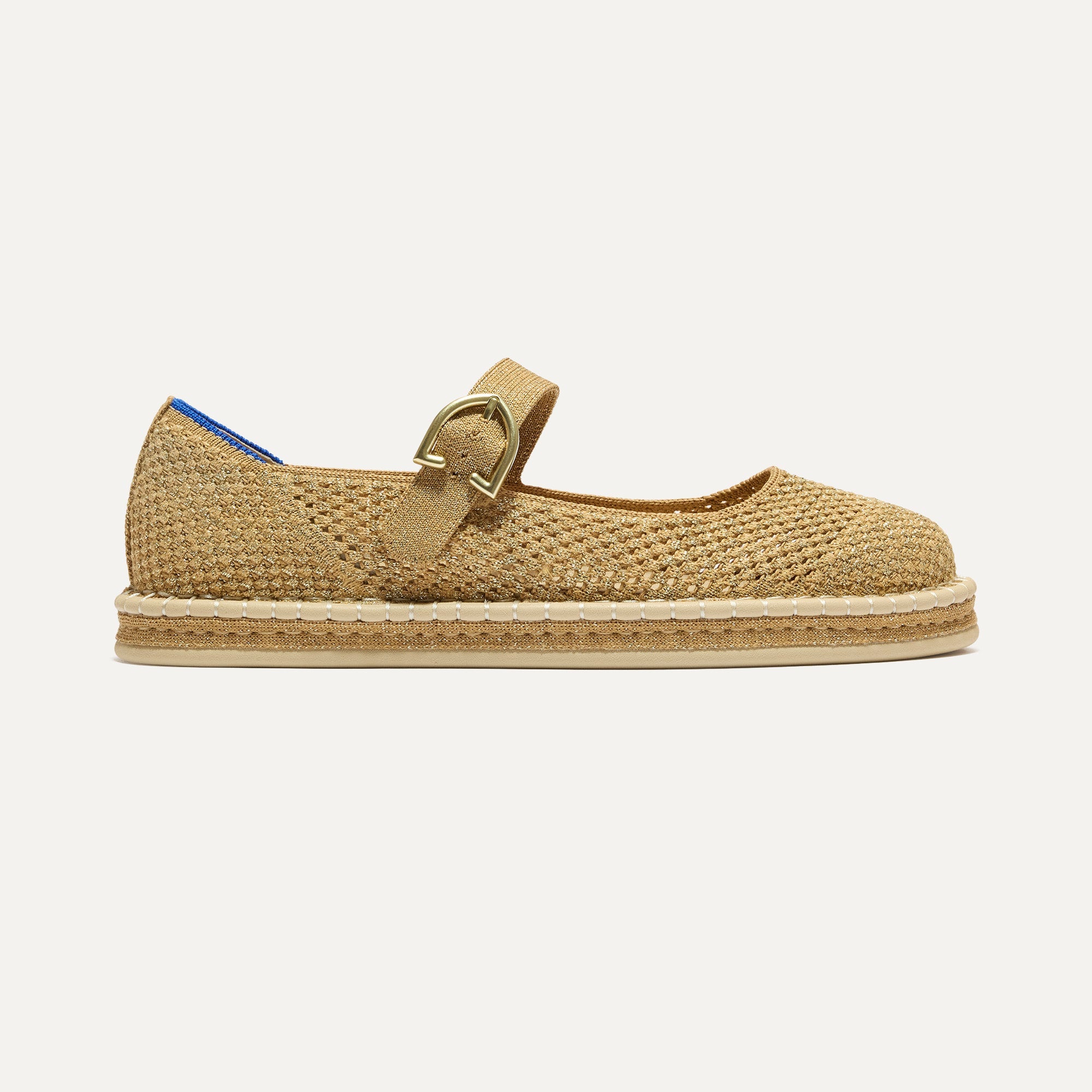 The Espadrille Mary Jane - Metallic Golden Sun(Metallic Golden Sun,5)