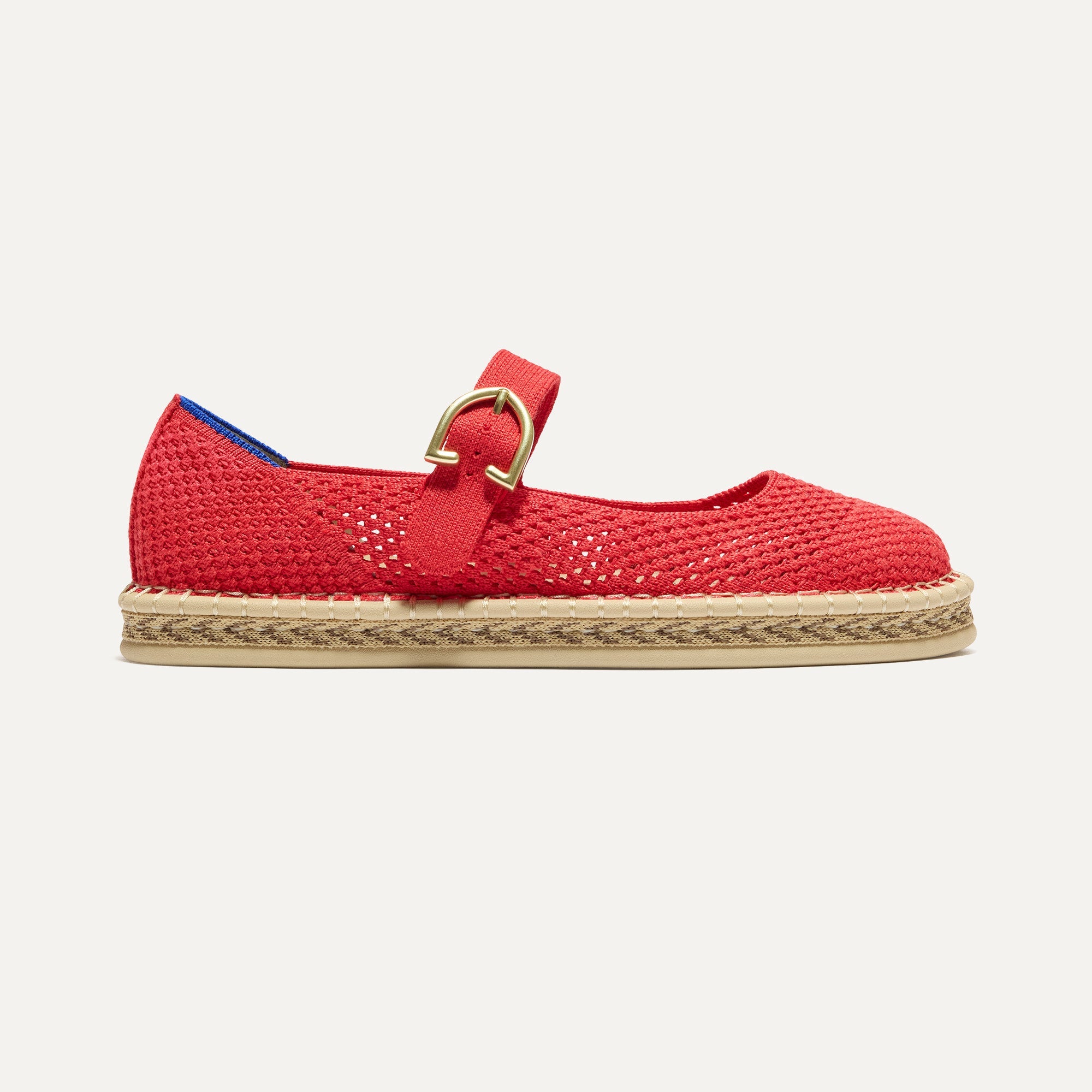 The Espadrille Mary Jane - Red Hot(Red Hot,5)