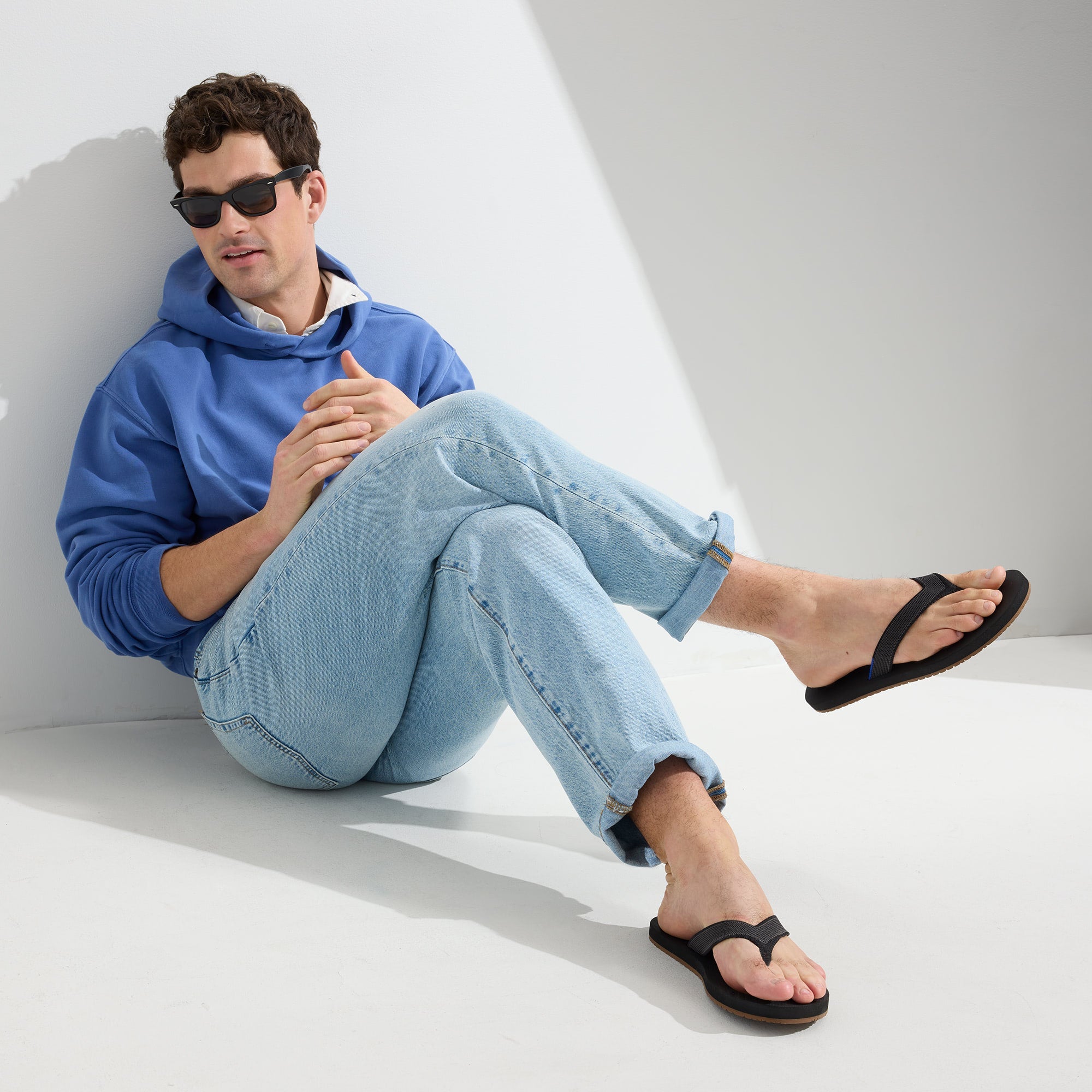 The Men's Flip Flop - Black(Black,7)