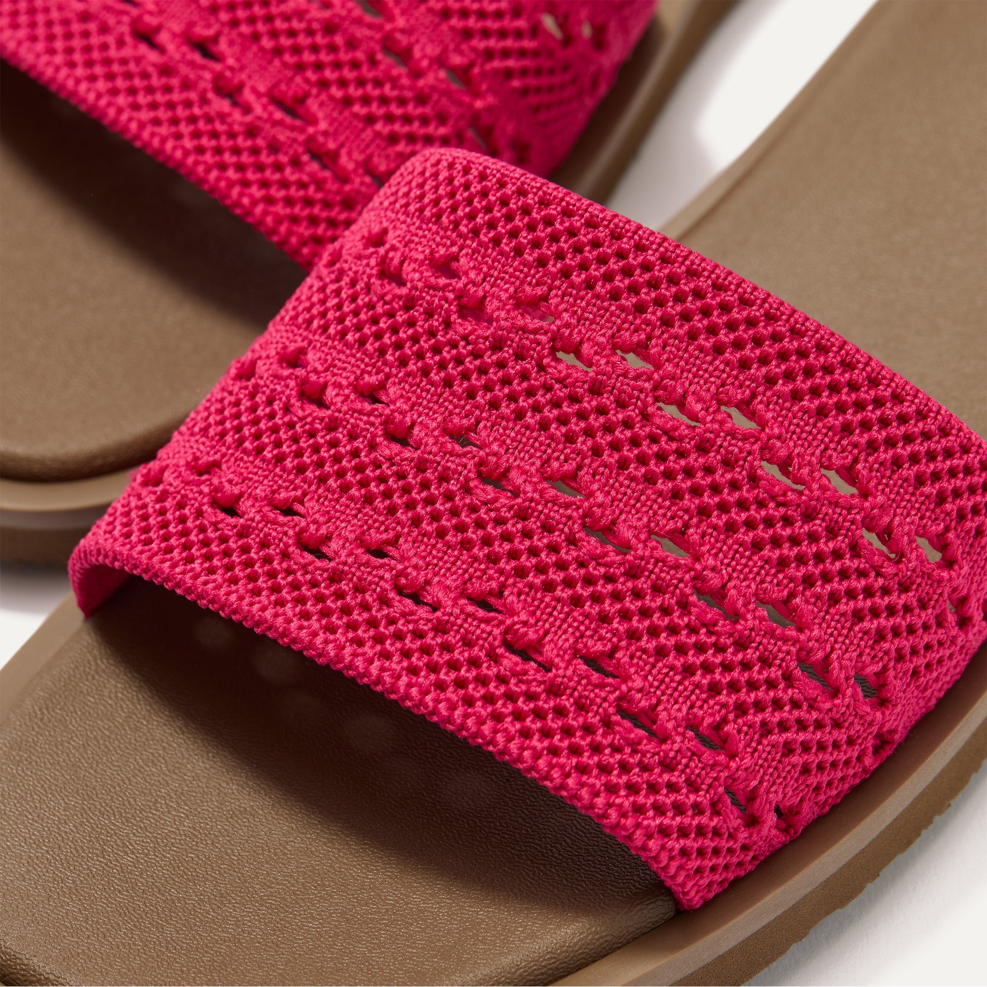 The Slide Sandal - Rouge Crochet(Rouge Crochet,5)