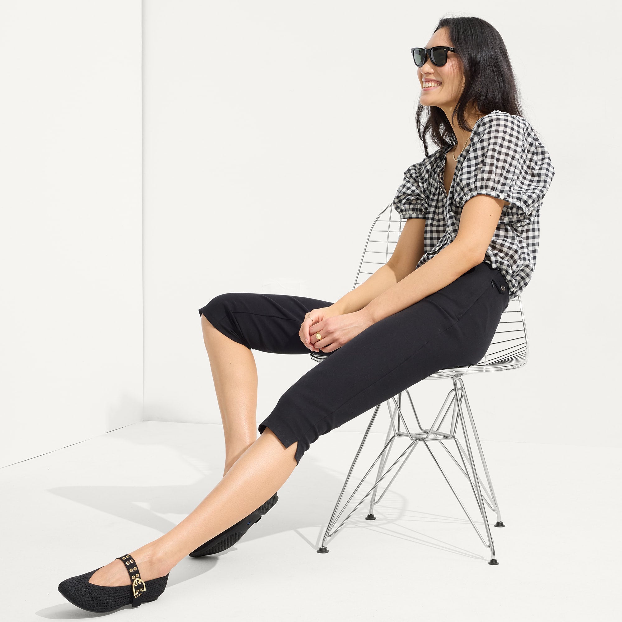 The Max Buckle Mary Jane - Black Mesh(Black Mesh,5)