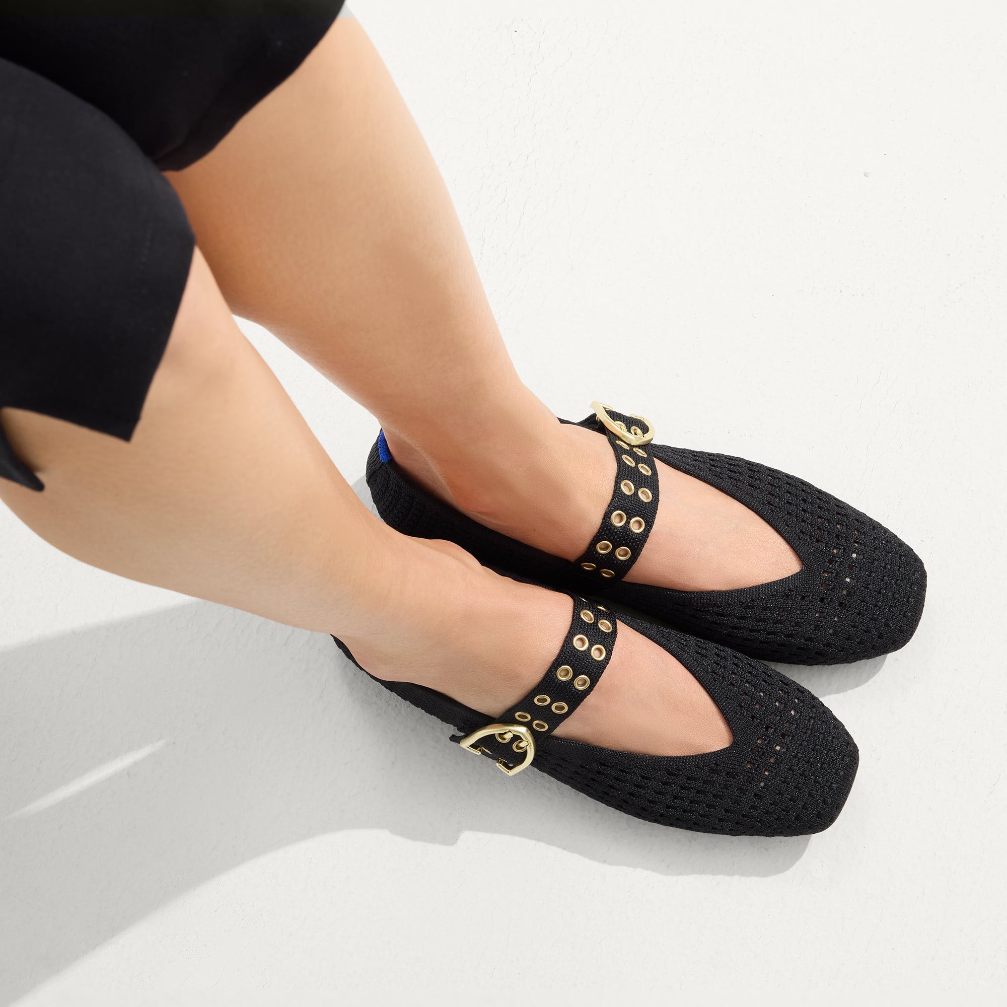 The Max Buckle Mary Jane - Black Mesh(Black Mesh,5)