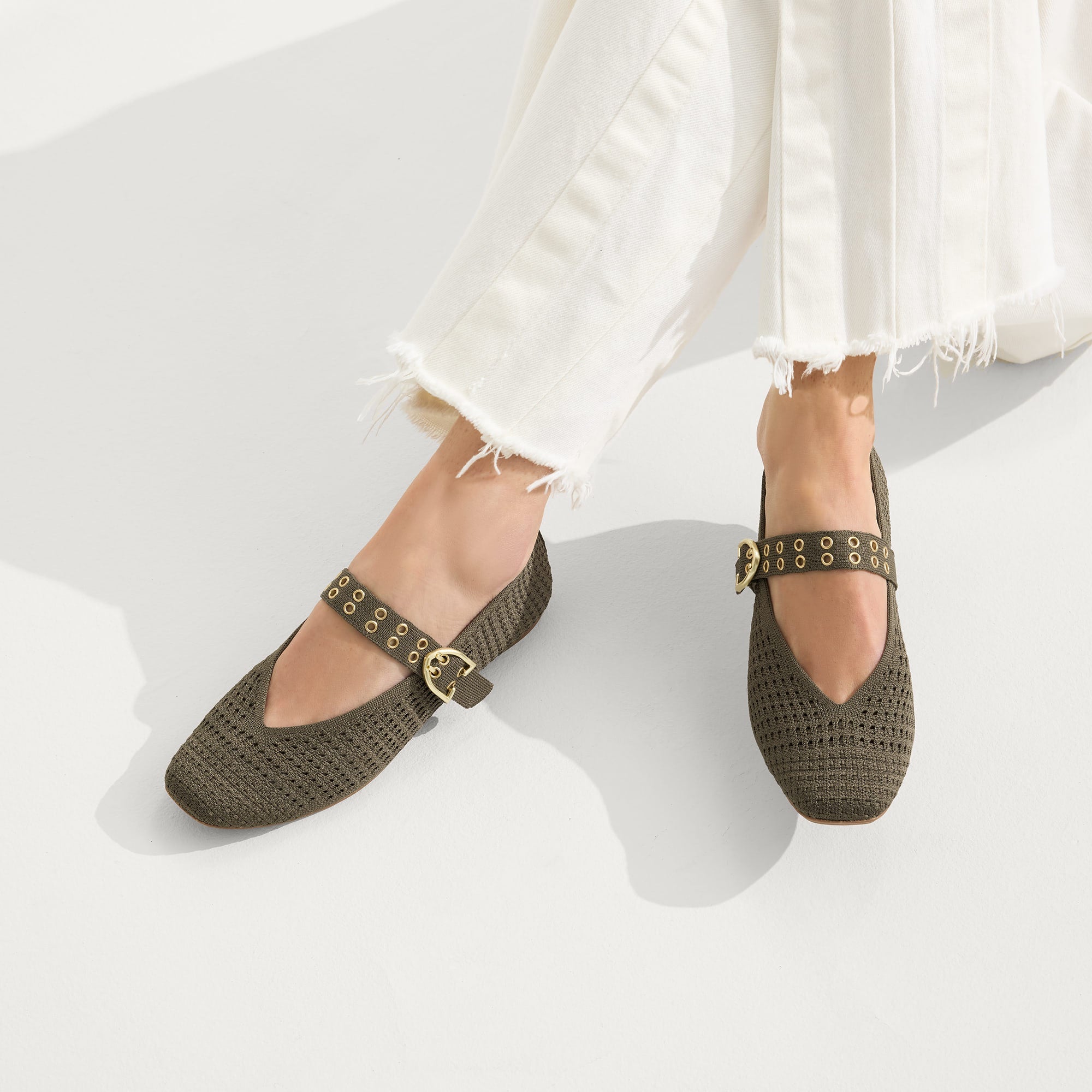 The Max Buckle Mary Jane - Safari Mesh(Safari Mesh,5)