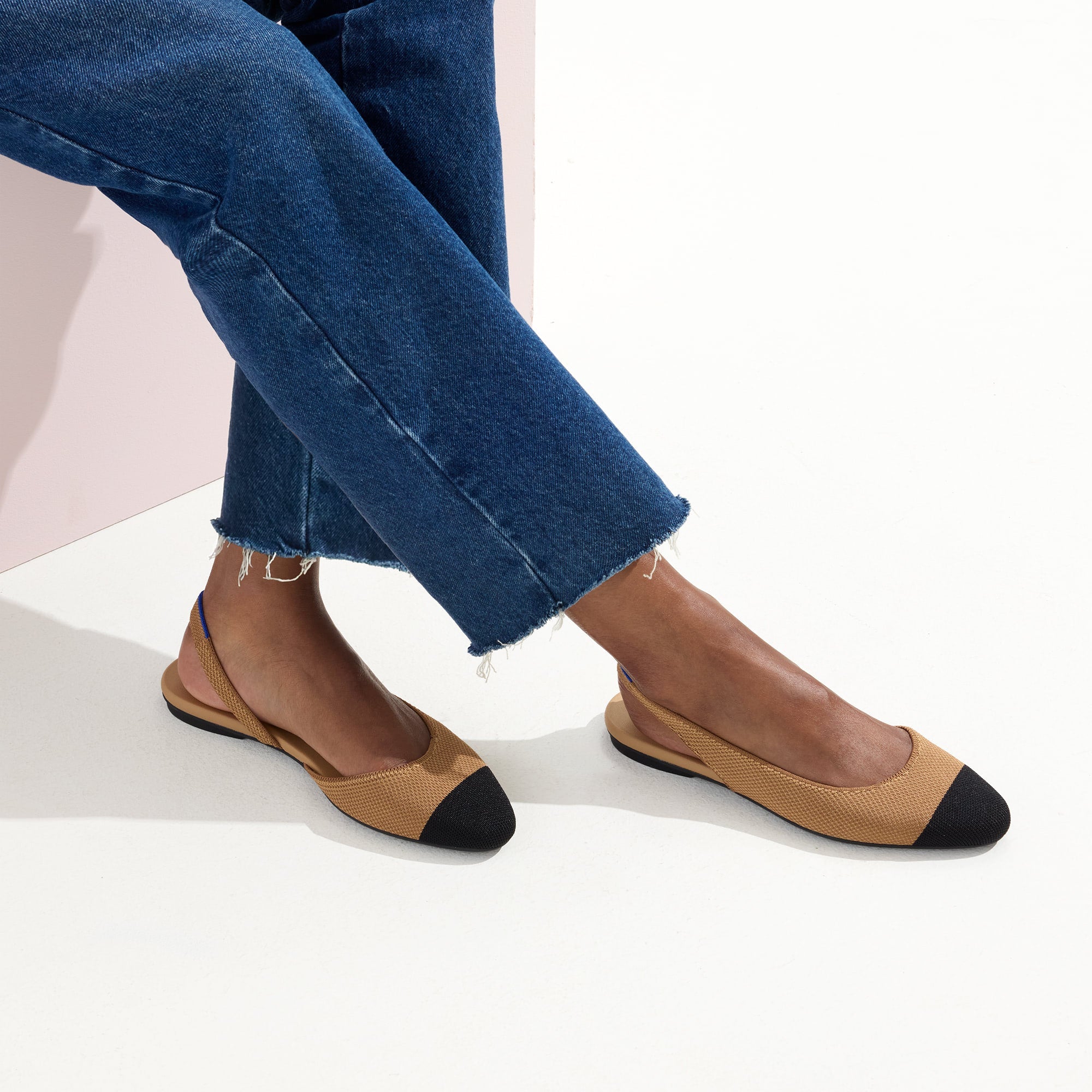 The Almond Slingback - Tawny Captoe(Tawny Captoe,5)