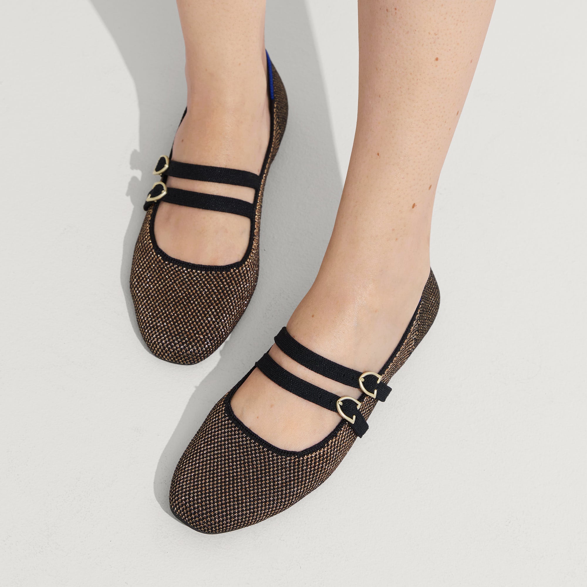The Double Buckle Mary Jane - Bronzite(Bronzite,5)