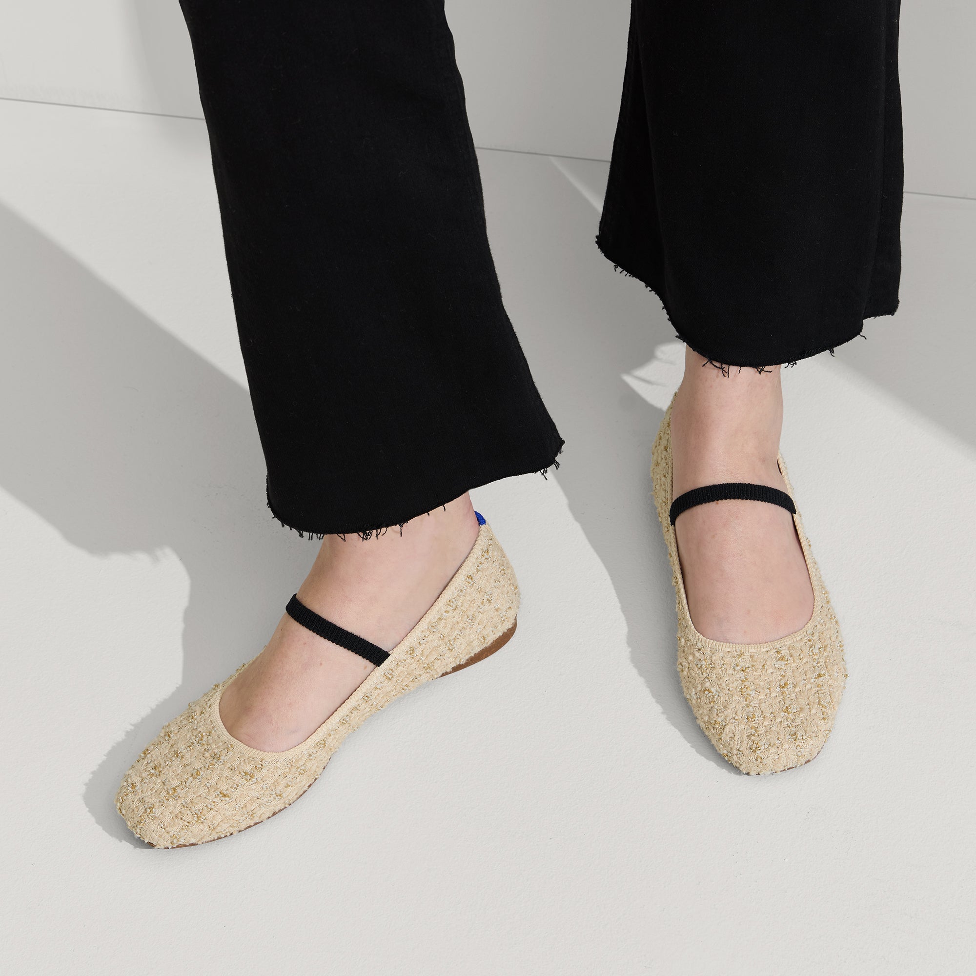 The Max Square Mary Jane - Pearl Bouclé(Pearl Bouclé,5)