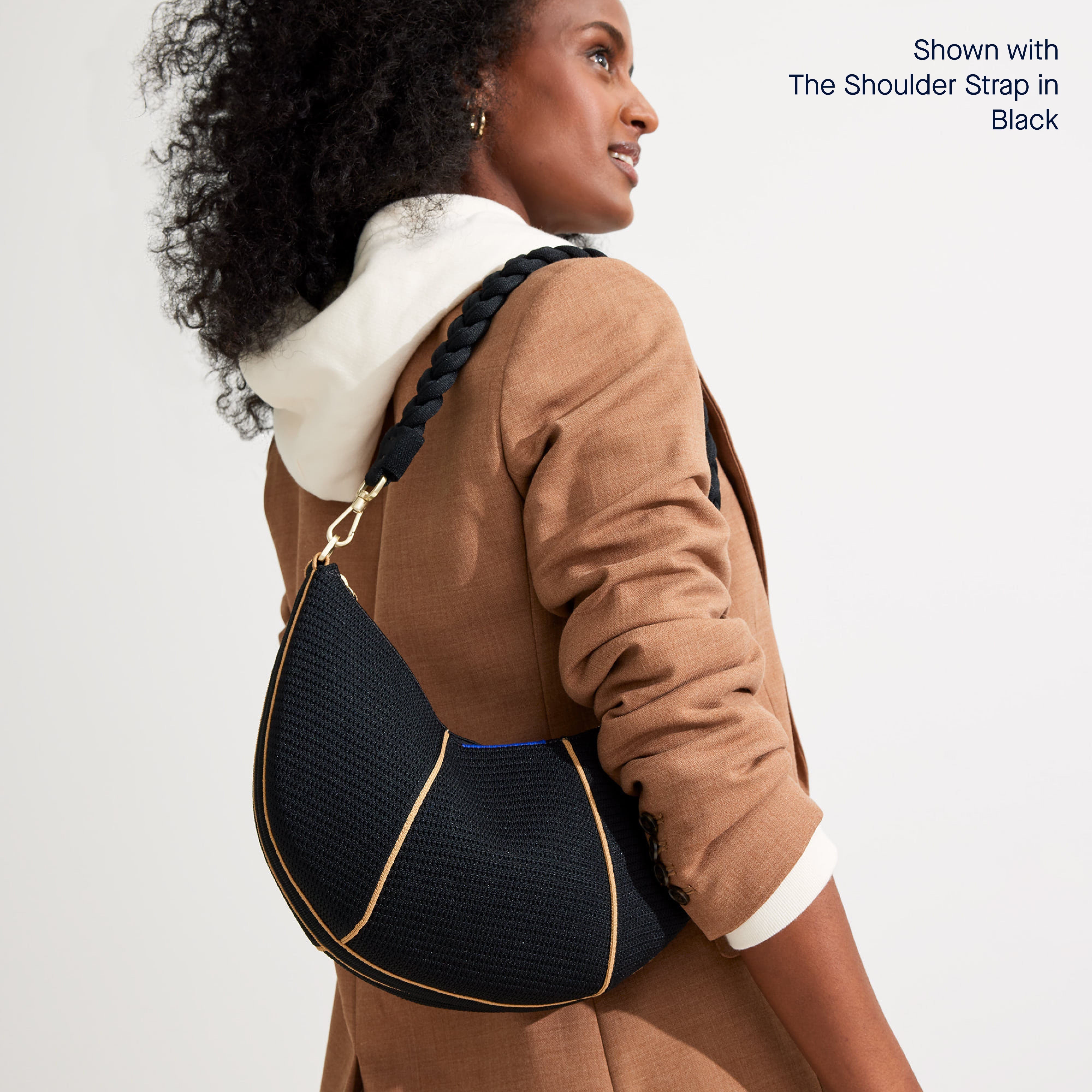 The Crescent Bag - Black(Black)