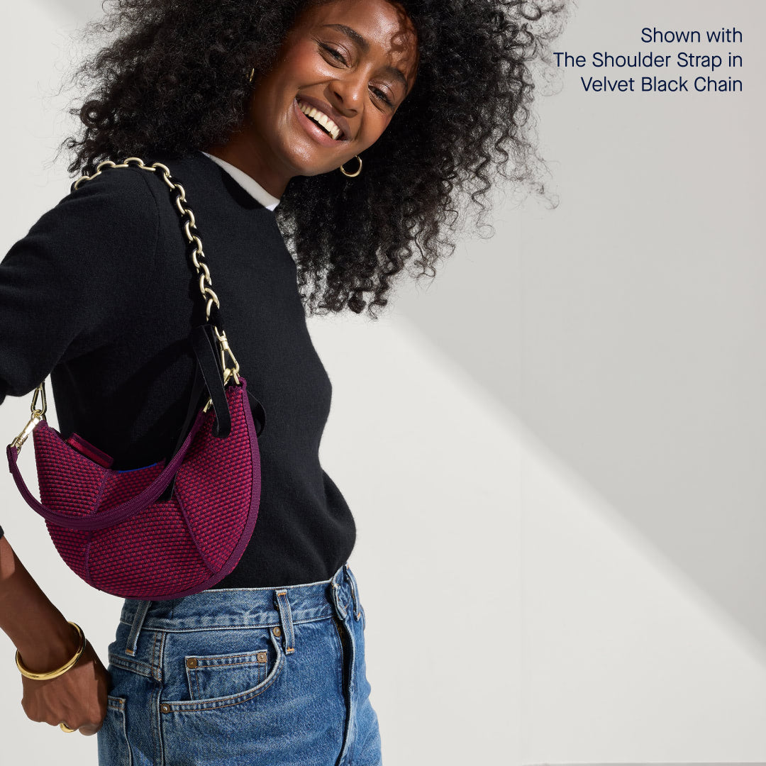 The Mini Crescent Bag - Beet(Beet)