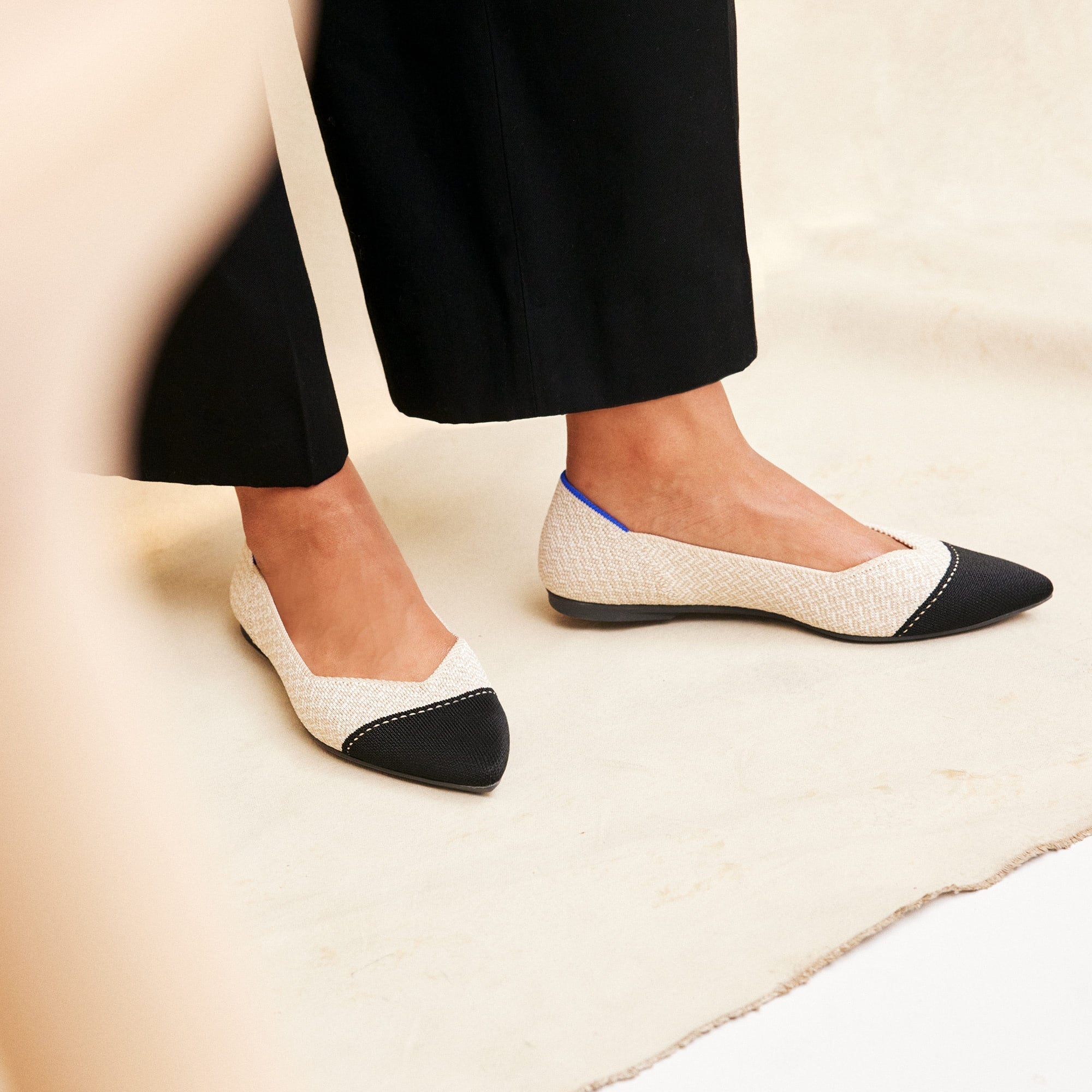 The Point II - Cream Herringbone(Cream Herringbone,5)