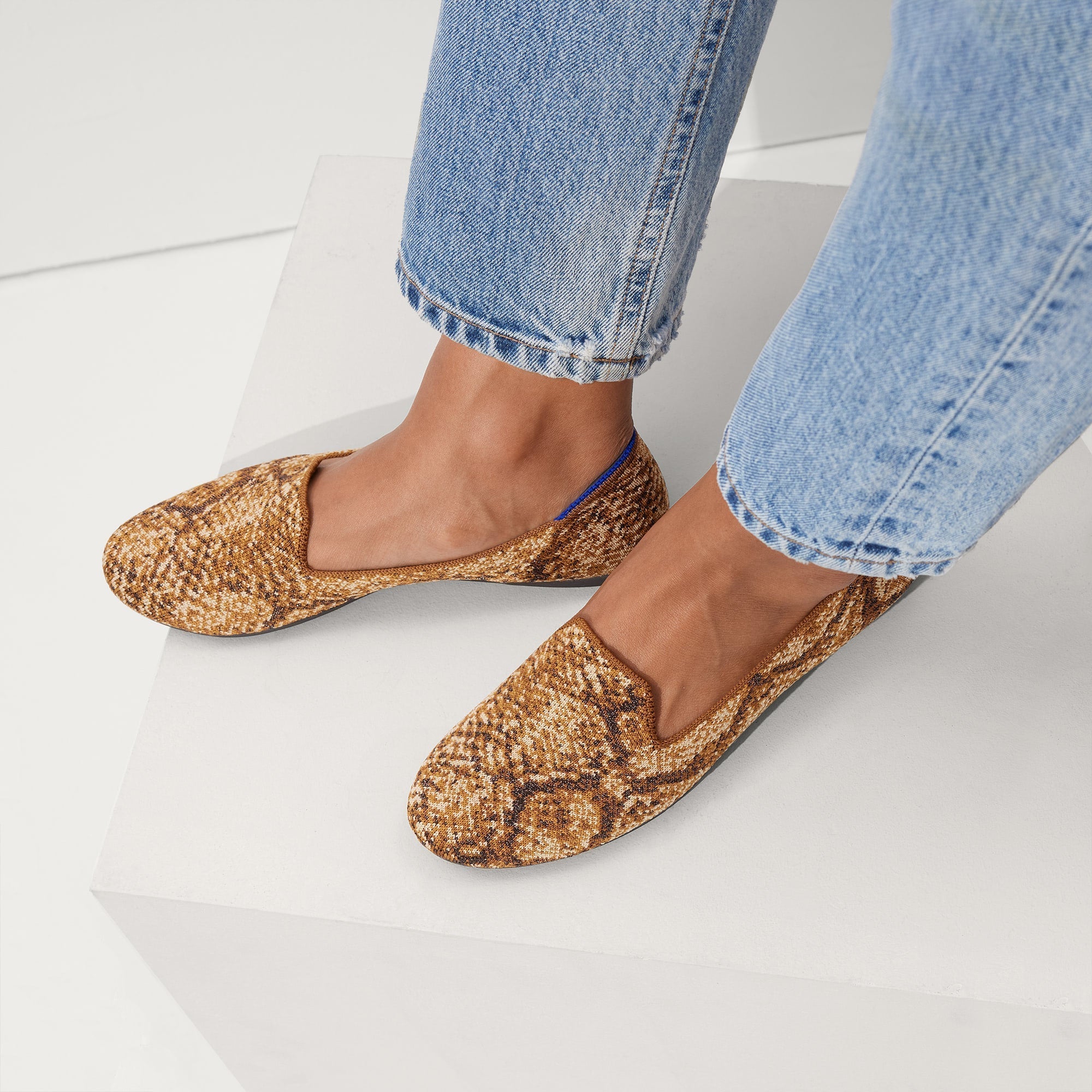 The Loafer - Bronze Metallic Python(Bronze Metallic Python,5)